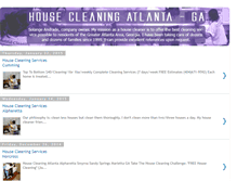 Tablet Screenshot of housecleaningatlanta.blogspot.com