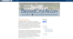 Desktop Screenshot of beyondcitylife.blogspot.com