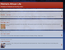 Tablet Screenshot of mwalimu-ritchie.blogspot.com