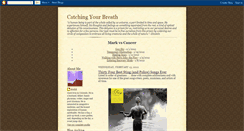 Desktop Screenshot of catchingyourbreath.blogspot.com