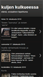 Mobile Screenshot of kuljenkulkueessa.blogspot.com