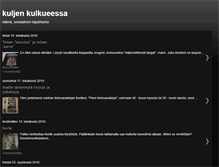 Tablet Screenshot of kuljenkulkueessa.blogspot.com