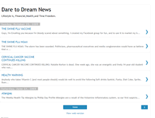 Tablet Screenshot of daretodreamnews.blogspot.com