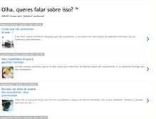 Tablet Screenshot of olhaqueresfalarsobreisso.blogspot.com