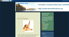 Desktop Screenshot of kennebecdems.blogspot.com