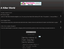 Tablet Screenshot of akillerworld.blogspot.com