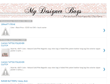 Tablet Screenshot of mydesignerbags.blogspot.com