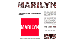 Desktop Screenshot of marilynnewyork.blogspot.com
