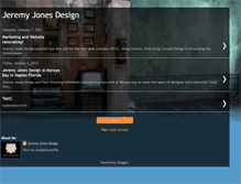 Tablet Screenshot of jeremyjonesdesign.blogspot.com
