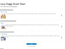 Tablet Screenshot of lacyclaggsstreetteam.blogspot.com