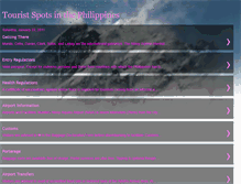Tablet Screenshot of besttouristspotinthephilippines.blogspot.com
