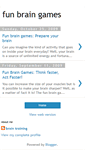 Mobile Screenshot of fun-brain-games.blogspot.com