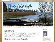 Tablet Screenshot of islandofvoices.blogspot.com