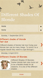 Mobile Screenshot of differentshadesofblondes.blogspot.com