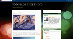 Desktop Screenshot of godmadethisthing.blogspot.com