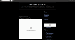 Desktop Screenshot of furorelatino.blogspot.com
