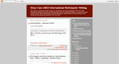 Desktop Screenshot of i-law2003-int.blogspot.com