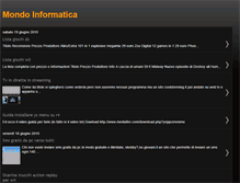 Tablet Screenshot of mondoinformatica-emanuele.blogspot.com