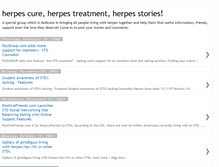 Tablet Screenshot of herpesnewstoday.blogspot.com