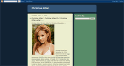 Desktop Screenshot of christina-milian-music.blogspot.com