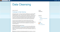 Desktop Screenshot of datacleansingservices.blogspot.com