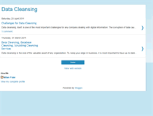 Tablet Screenshot of datacleansingservices.blogspot.com