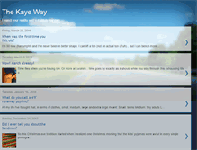Tablet Screenshot of kayeway.blogspot.com