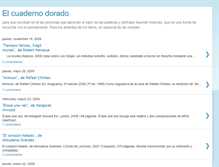 Tablet Screenshot of cuadernodorado.blogspot.com