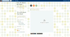 Desktop Screenshot of aboutthedash.blogspot.com