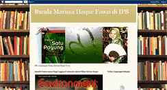 Desktop Screenshot of marissa-haque-ipb.blogspot.com
