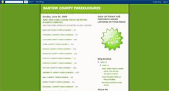 Desktop Screenshot of bartowforeclosures.blogspot.com