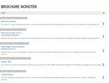 Tablet Screenshot of brochuremonster.blogspot.com