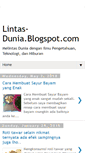 Mobile Screenshot of lintas-dunia.blogspot.com