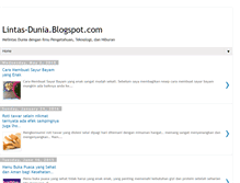 Tablet Screenshot of lintas-dunia.blogspot.com