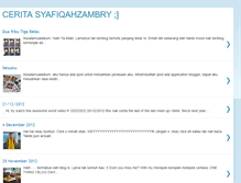 Tablet Screenshot of nurulsyafiqaah.blogspot.com