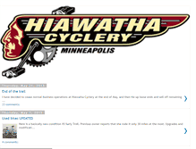 Tablet Screenshot of hiawathacyclery.blogspot.com