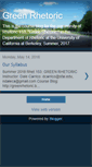 Mobile Screenshot of greenrhetoric.blogspot.com
