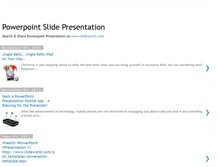 Tablet Screenshot of presentationslide.blogspot.com