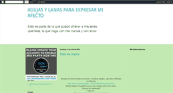 Desktop Screenshot of amorconagujaylana.blogspot.com