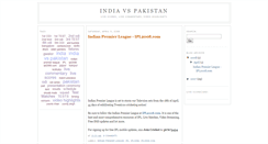 Desktop Screenshot of india-pakistan-live-scores.blogspot.com