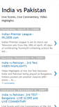 Mobile Screenshot of india-pakistan-live-scores.blogspot.com