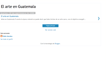 Tablet Screenshot of elarteenguatemala.blogspot.com
