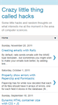 Mobile Screenshot of crazylittlehacks.blogspot.com