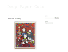 Tablet Screenshot of deeppapercuts.blogspot.com