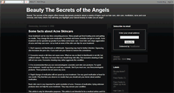 Desktop Screenshot of beautysecretsoftheangels.blogspot.com