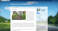 Desktop Screenshot of nesynoddoingwhatmatters.blogspot.com
