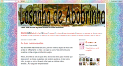 Desktop Screenshot of lasanhadeabobrinha.blogspot.com