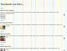 Tablet Screenshot of enredandoconhilos.blogspot.com