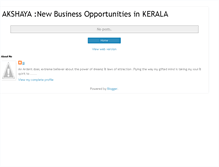 Tablet Screenshot of akshayacenter.blogspot.com