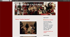 Desktop Screenshot of christmas-universe.blogspot.com